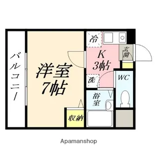 CASA NUAGE【3階】の間取り