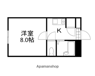 シャンテ後楽園【2階】の間取り
