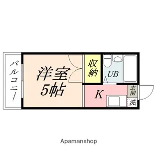 メゾン司 B【1階】の間取り