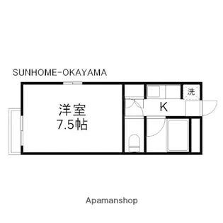 ハイム学南【2階】の間取り