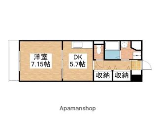 COCO中島田【802号室】の間取り