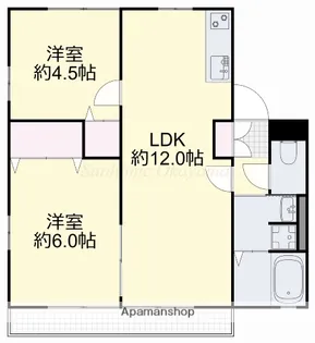 雅アパート 弐号館【102号室】の間取り