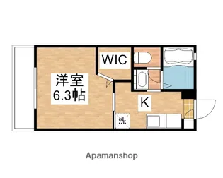 ハッピーコーポA【1階】の間取り