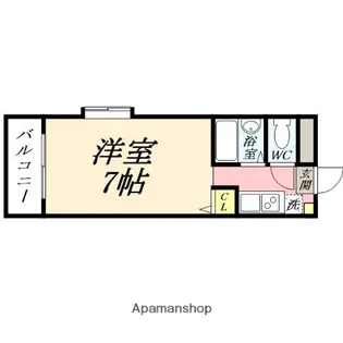RAFFINE FUKUTOMI【2階】の間取り