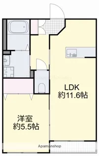 ぱれっとⅡ【2階】の間取り