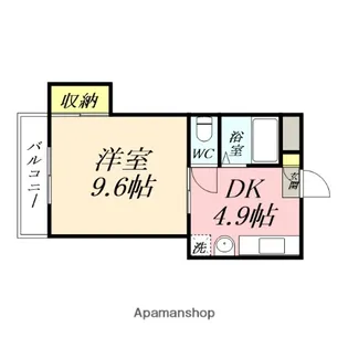エルム大元【2階】の間取り
