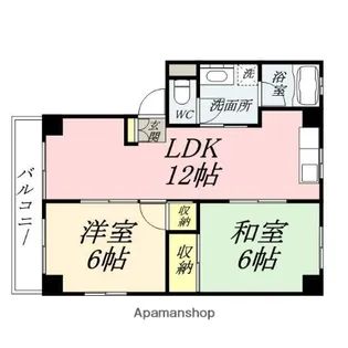 レジデンス下中野A棟【202号室】の間取り