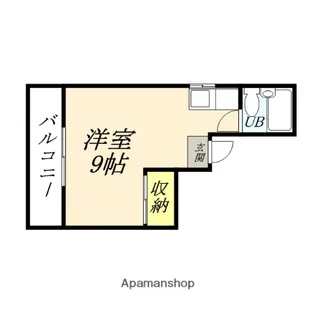 プレール京橋南町【202号室】の間取り