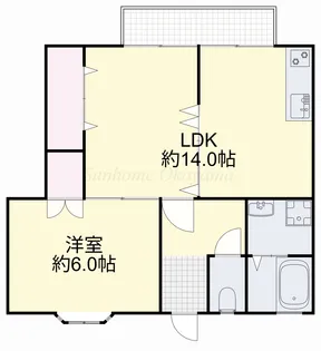 メゾン桜2号棟【1階】の間取り