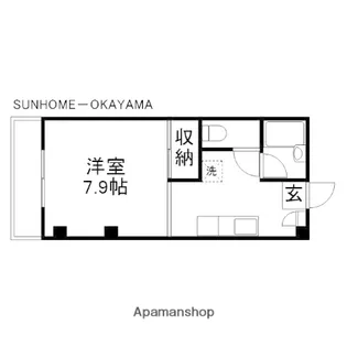 グランドソレーユ【303号室】の間取り