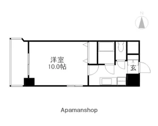 シャトー日興【101号室】の間取り