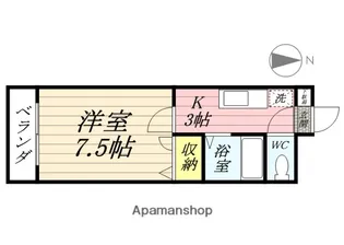 クラフト津島【103号室】の間取り