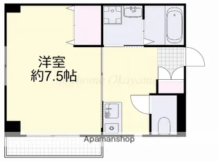 ラフィネ内山下【3階】の間取り