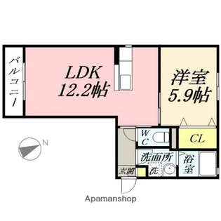 カーサ・エストレヤ【2階】の間取り