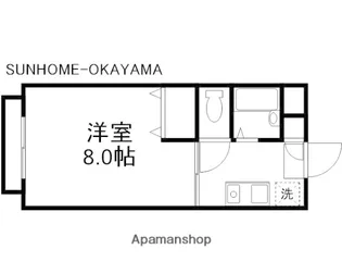 リヴラン弓之町【1階】の間取り