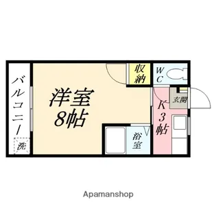 ラ・パルテール豊浜弐番館【307号室】の間取り