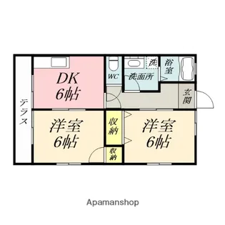 田口コーポⅡ【301号室】の間取り