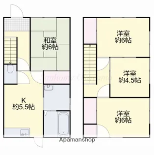 田口コーポⅡ【303号室】の間取り