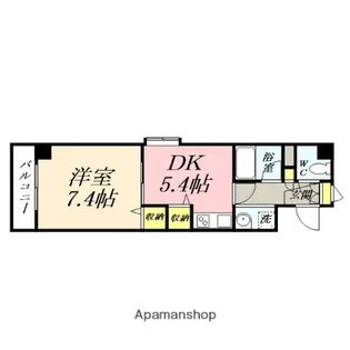パルロイヤル東古松【2階】の間取り