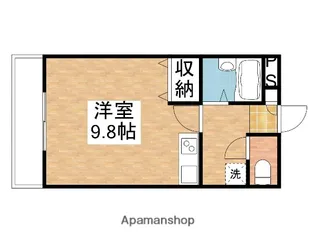 アーバンコーポ黒住【203号室】の間取り