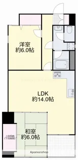スカイコート【6階】の間取り