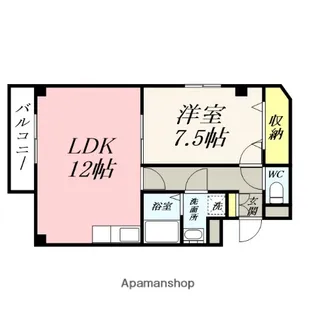 ラ・カンタータ【3階】の間取り