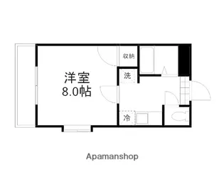 リバージュ浜【3階】の間取り