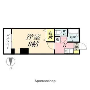 ファンガーデン【3階】の間取り