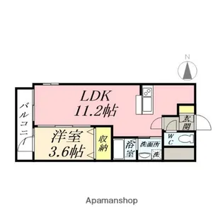 AXⅠS今【6階】の間取り