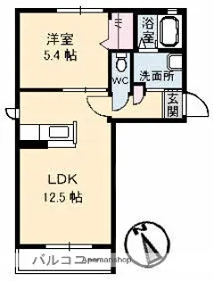 エクセル南桜が丘【2階】の間取り