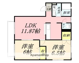 リジョイスタウンC【2階】の間取り
