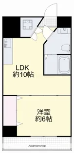 マンションニューヨーク医大東【9階】の間取り