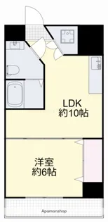 マンションニューヨーク医大東【8階】の間取り