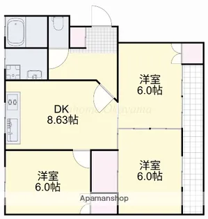 オークⅠ【1階】の間取り