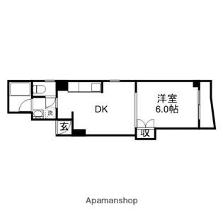 サンピア柳町【4階】の間取り