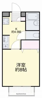 サリチェ・イマB【2階】の間取り