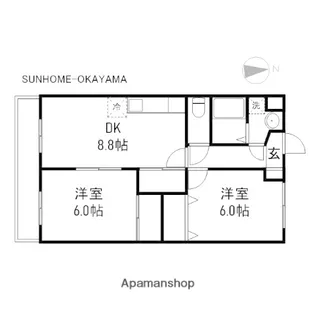 ピュアステージ【1階】の間取り