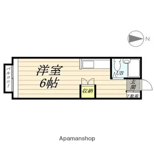 コーポひたち【205号室】の間取り