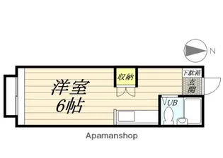 コーポひたち【202号室】の間取り