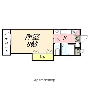 シャインブライト寿Ⅰ【102号室】の間取り