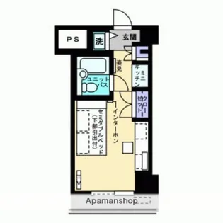 アルファコンフォート岡山【305号室】の間取り