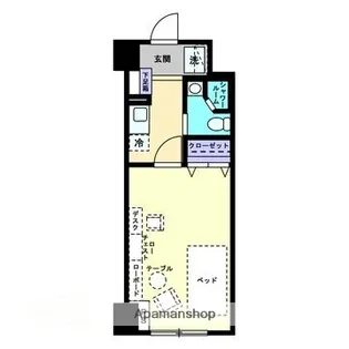 アルファコンフォート岡山【1007号室】の間取り