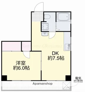 メーゾンS【401号室】の間取り