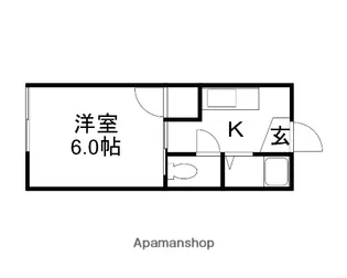 エレガンス近藤Ⅰ【2階】の間取り