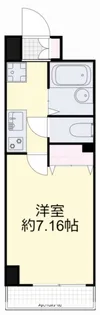 ジュネス医大東【7階】の間取り