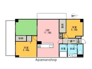 ホーフ パルク【4階】の間取り