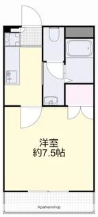 リアライズ津高【1階】の間取り