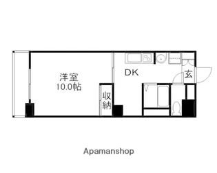 グレースガーデン岡山【405号室】の間取り
