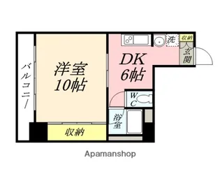 グレースガーデン岡山【7階】の間取り