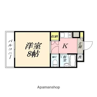 サンライト津島Ⅰ号館【4階】の間取り